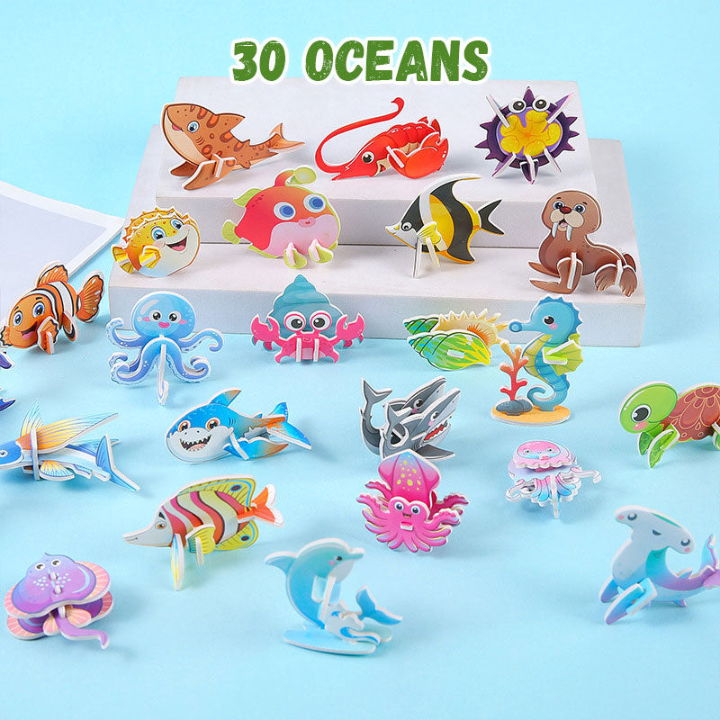 3D puzzle toys