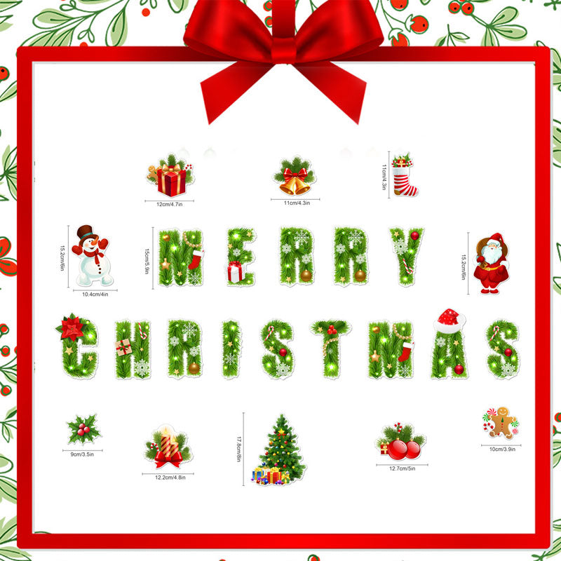 Magnetic Holiday Decoration Stickers