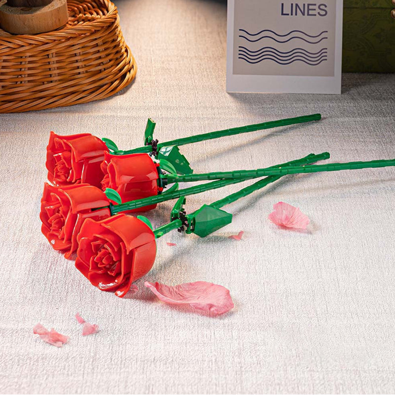 Bouquet potted building blocks toys