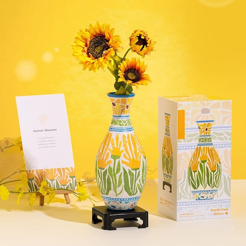 Jigsaw puzzle vase