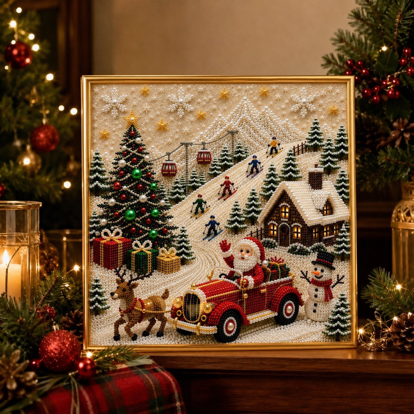 Christmas Pearl Art DIY Kit