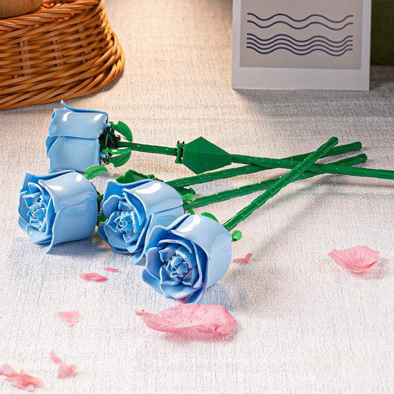 Bouquet potted building blocks toys