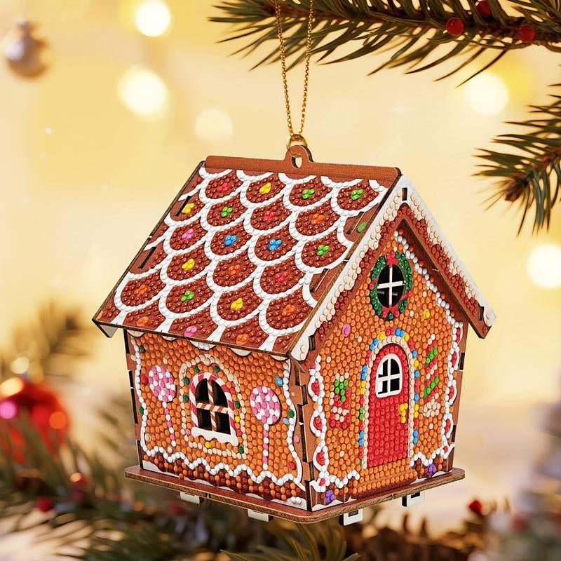 DIY Christmas Cottage Diamond Painting