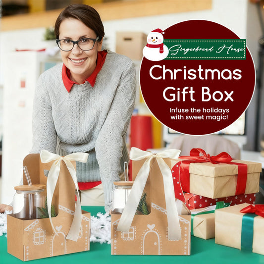 Gingerbread House Christmas Gift Box