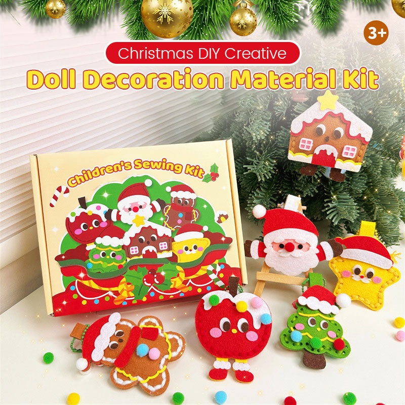 DIY Christmas Ornament Sewing Kit for Kids