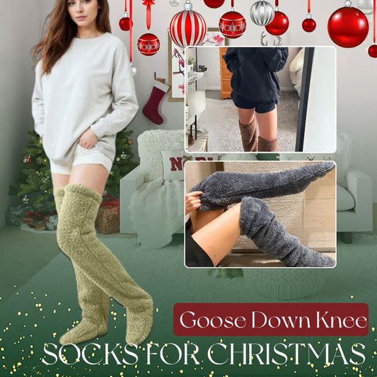 Goose Down Knee Socks