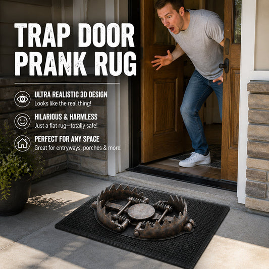 3D Bear Trap Illusion Doormat