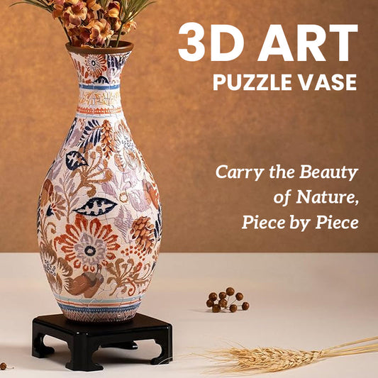 Jigsaw puzzle vase