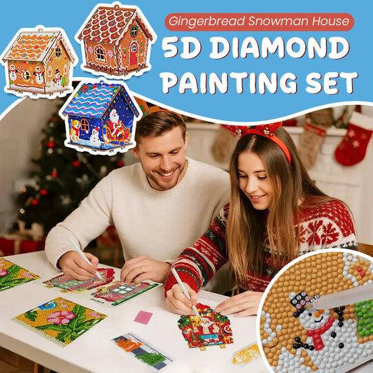DIY Christmas Cottage Diamond Painting