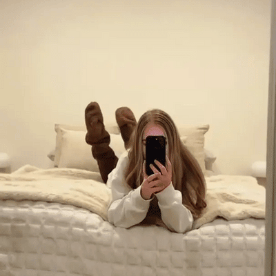 Goose Down Knee Socks