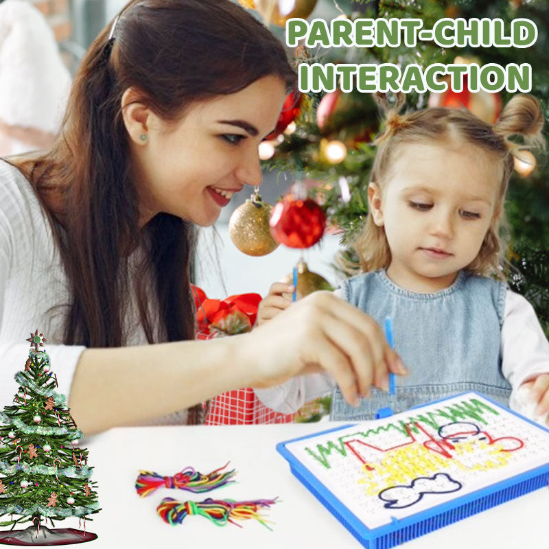 DIY Children's String Braided Drawing Board