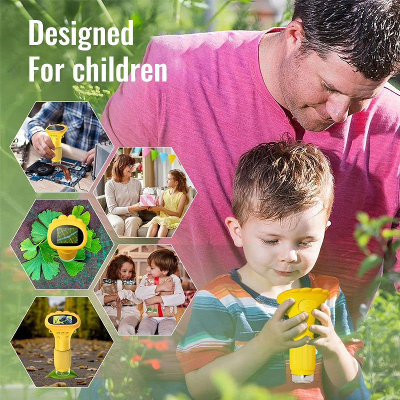 Optical microscope magnifying glass toy