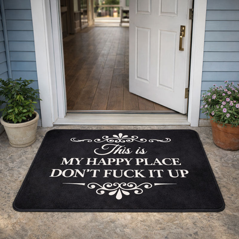 This Is My Happy Place Doormat
