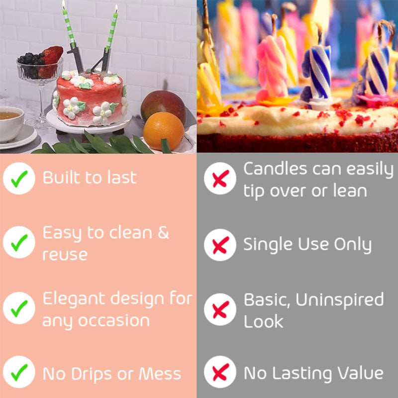 Reusable Number Candle Holders(0–9 Set)