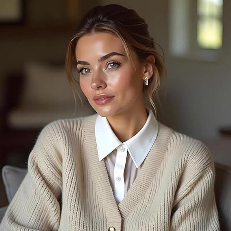 Instant Layering Fake Shirt Set