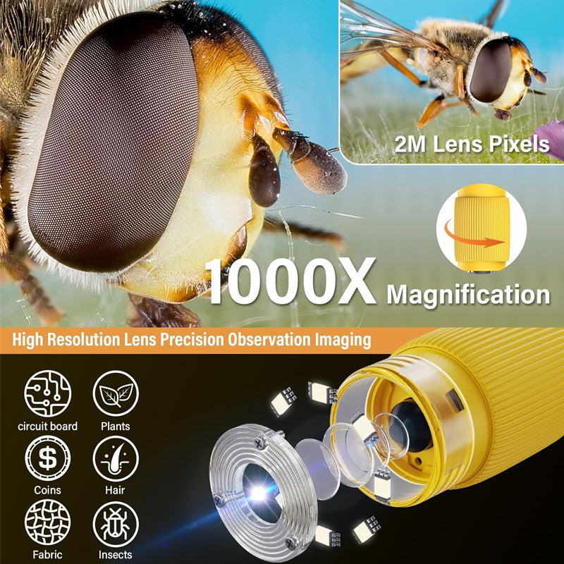 Optical microscope magnifying glass toy