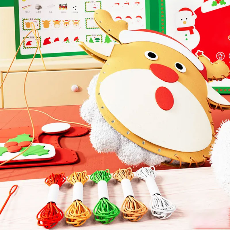 Children's DIY woven ornaments material kit