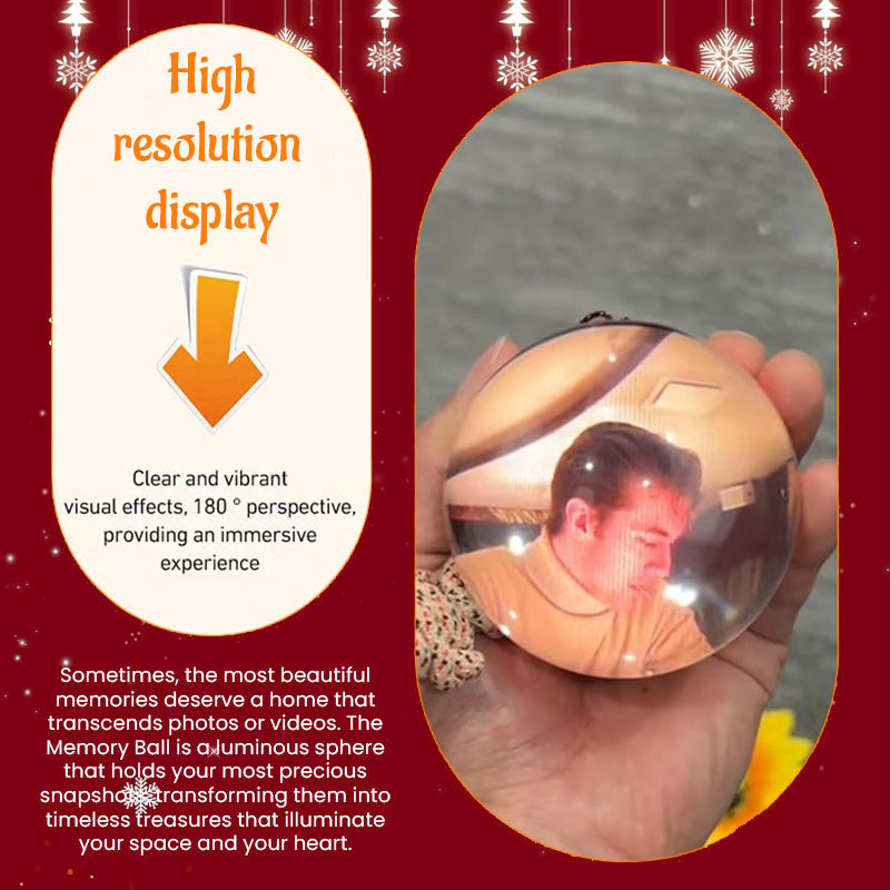 Personalized Memory Orb Ornament