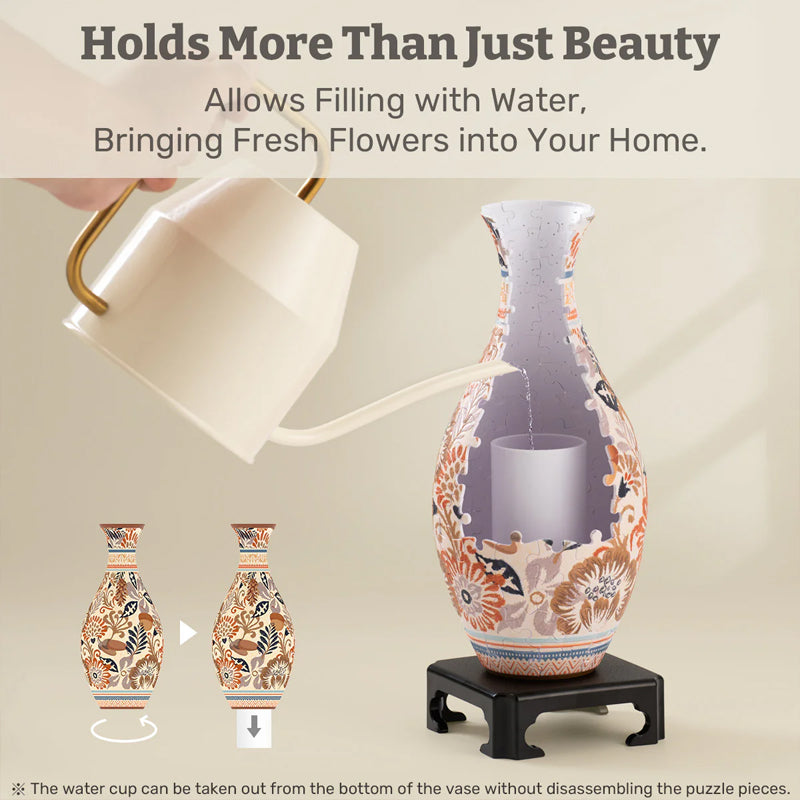 Jigsaw puzzle vase