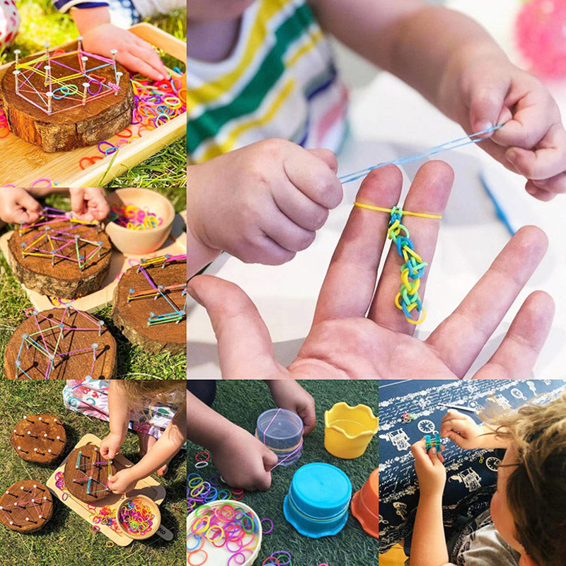 DIY Rubber Band Hand Weaving Tools