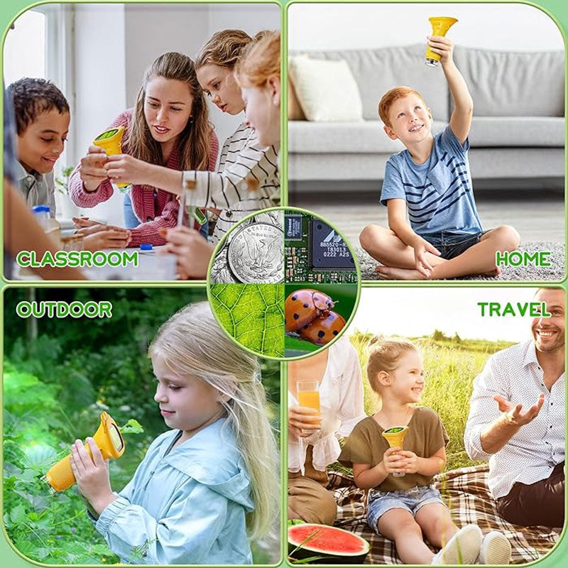 Optical microscope magnifying glass toy