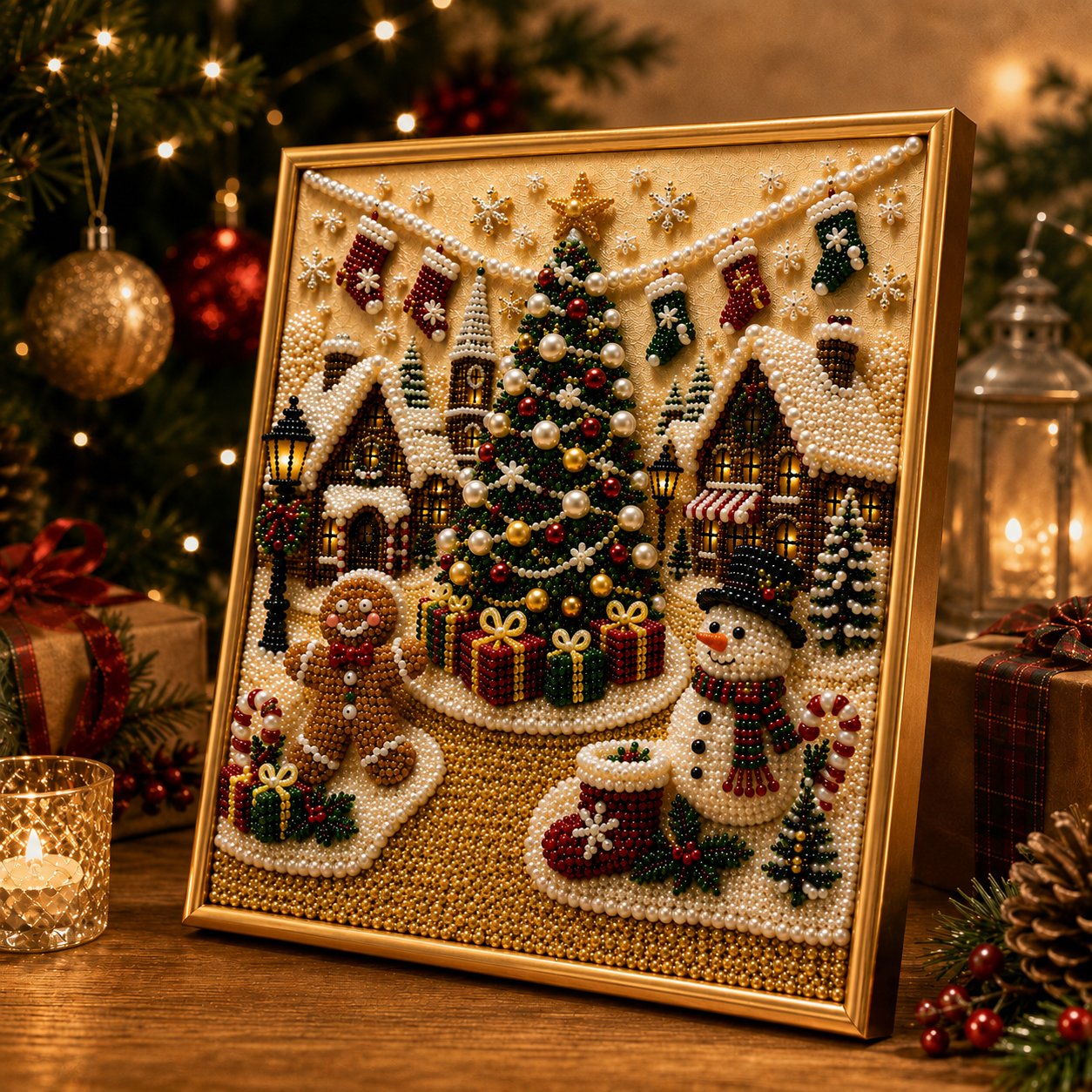 Christmas Pearl Art DIY Kit