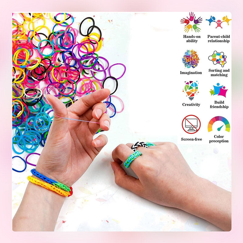 DIY Rubber Band Hand Weaving Tools