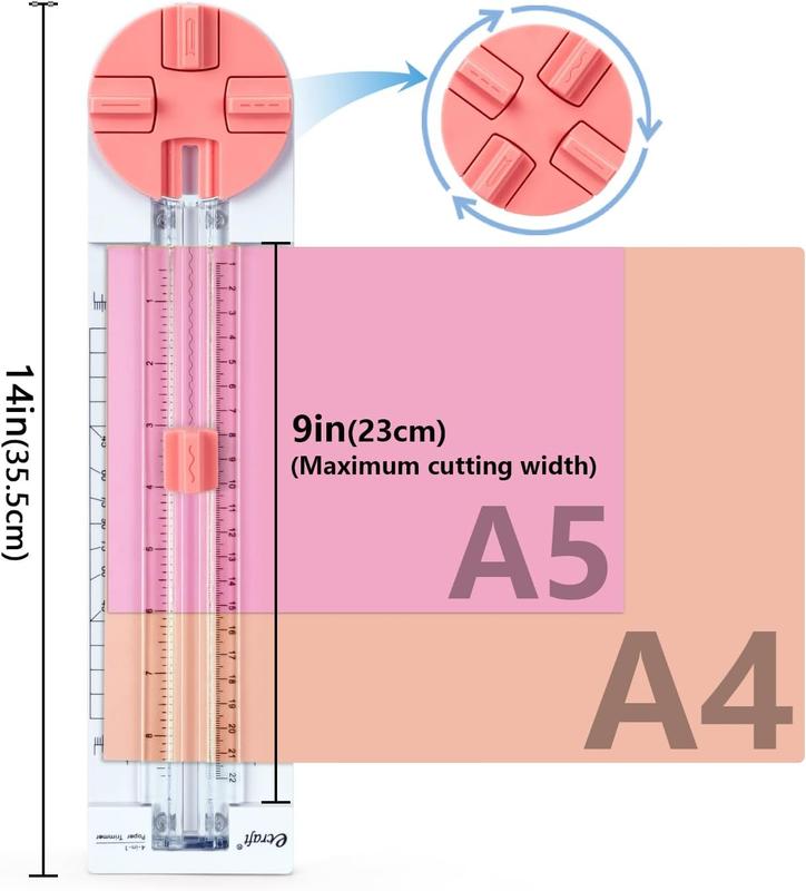 Multifunctional paper trimmer