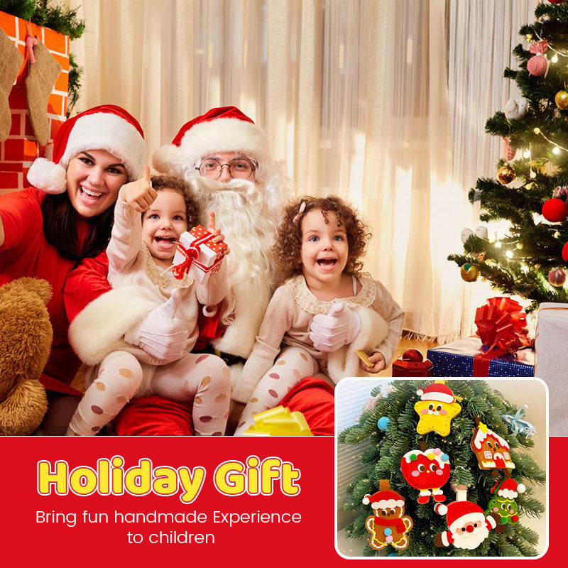 DIY Christmas Ornament Sewing Kit for Kids