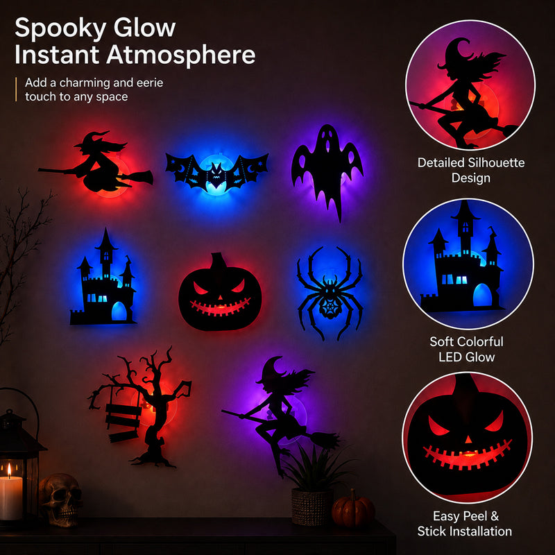 Halloween LED Glow Wall Stickers