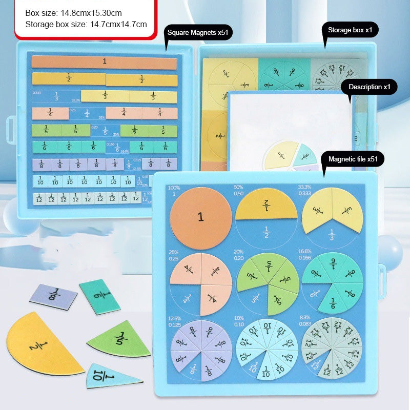 Magnetic fraction learning aids