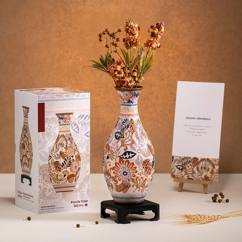 Jigsaw puzzle vase