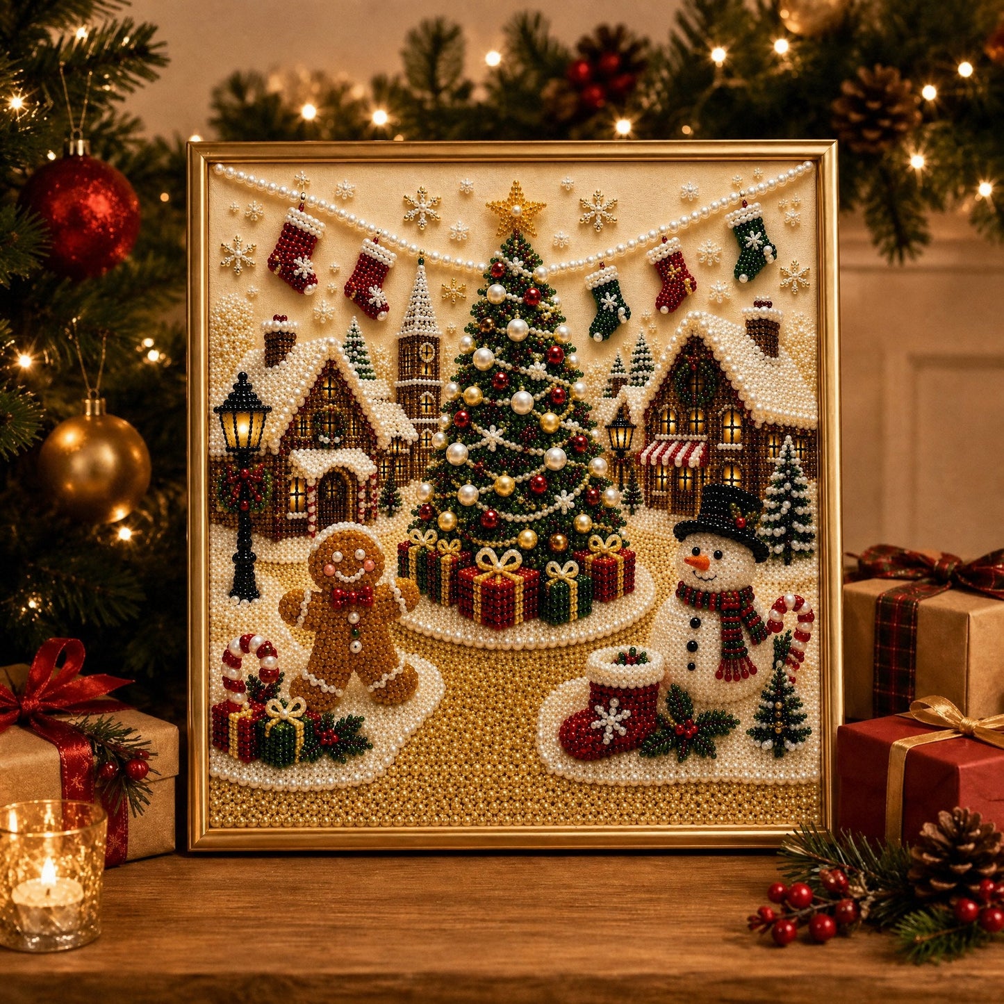 Christmas Pearl Art DIY Kit