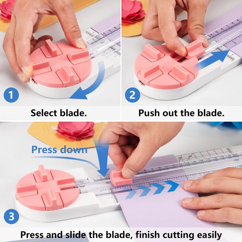 Multifunctional paper trimmer