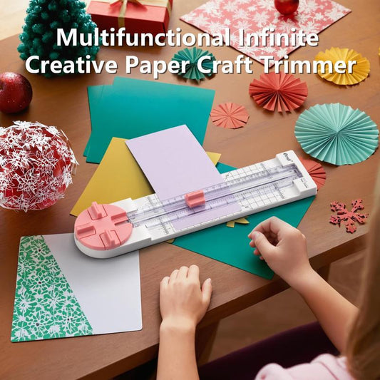 Multifunctional paper trimmer