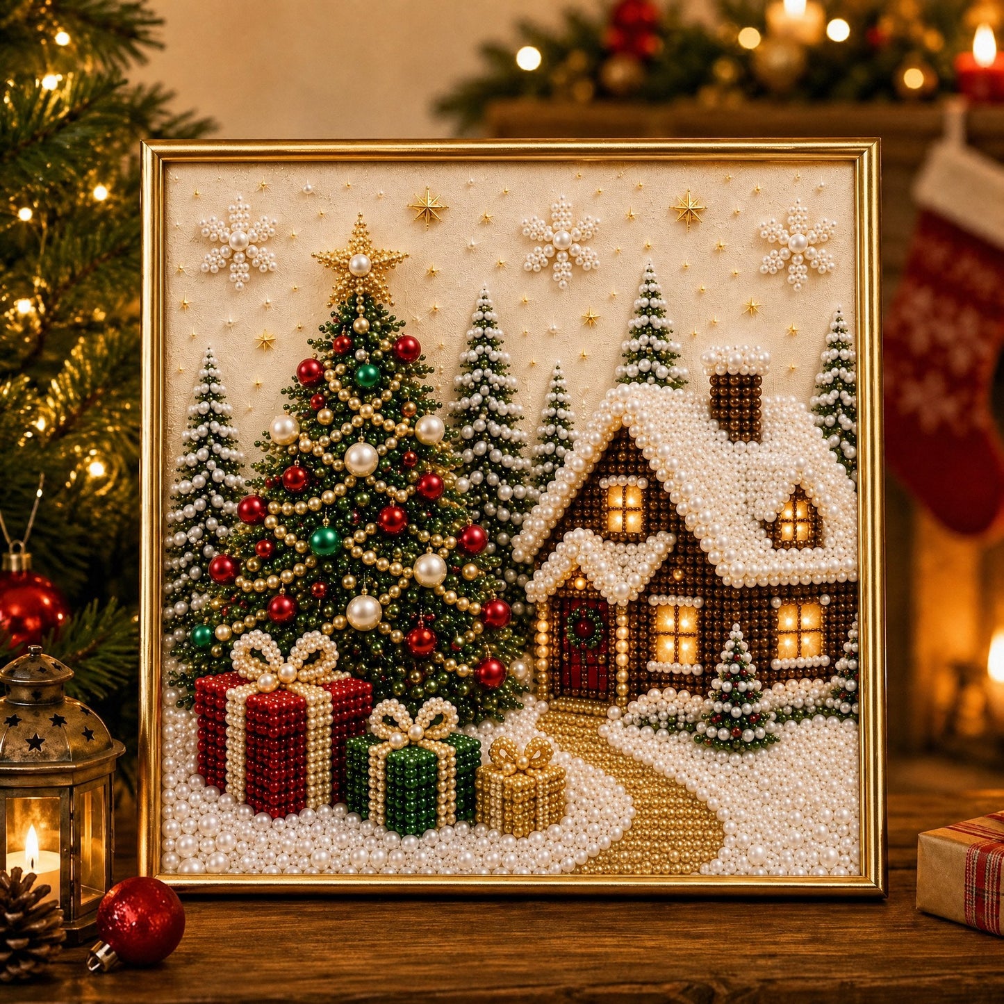 Christmas Pearl Art DIY Kit