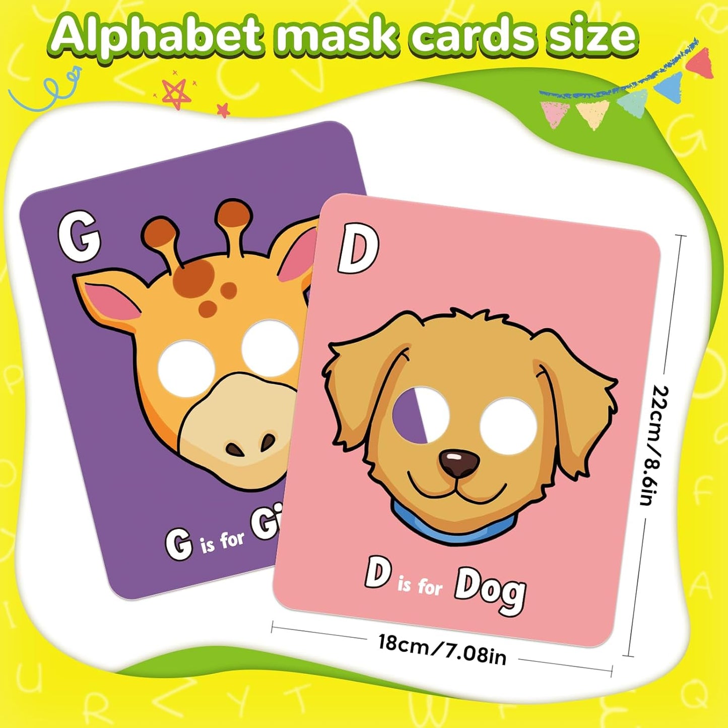 Pretend Play Alphabet Masks
