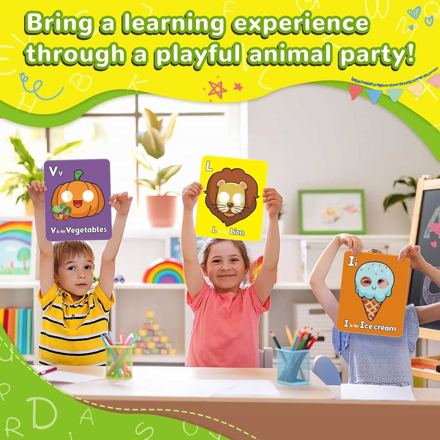 Pretend Play Alphabet Masks