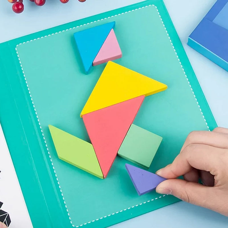 Magnetic Tangram Intellectual Puzzle